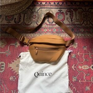 Quince Camel Crossbody Bag